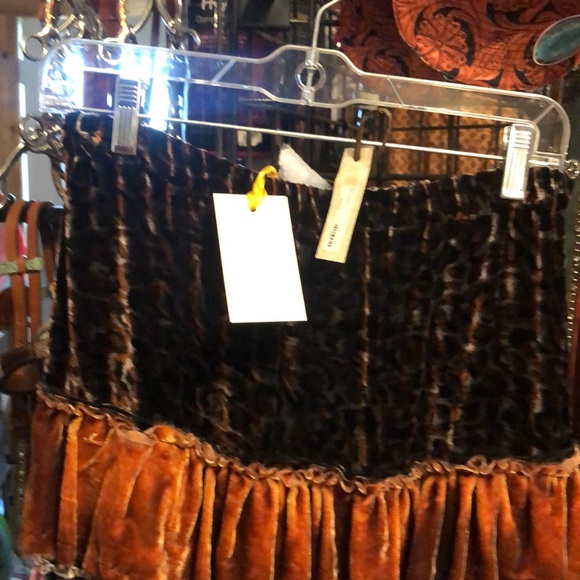 Reb Collection Velvet tiered skirt. One of a kind! - Picture 2 of 2